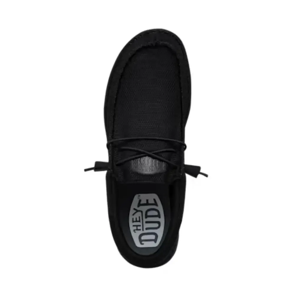 Hey Dude Wally Funk Mono 40011-0XS Men's 9 M Black Slip On Casual Shoes ZOGG3697